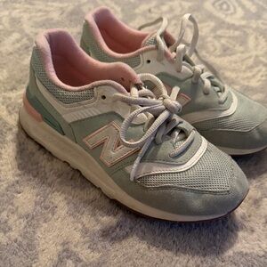New Balance Kids Sneakers - Mint Green and Pink